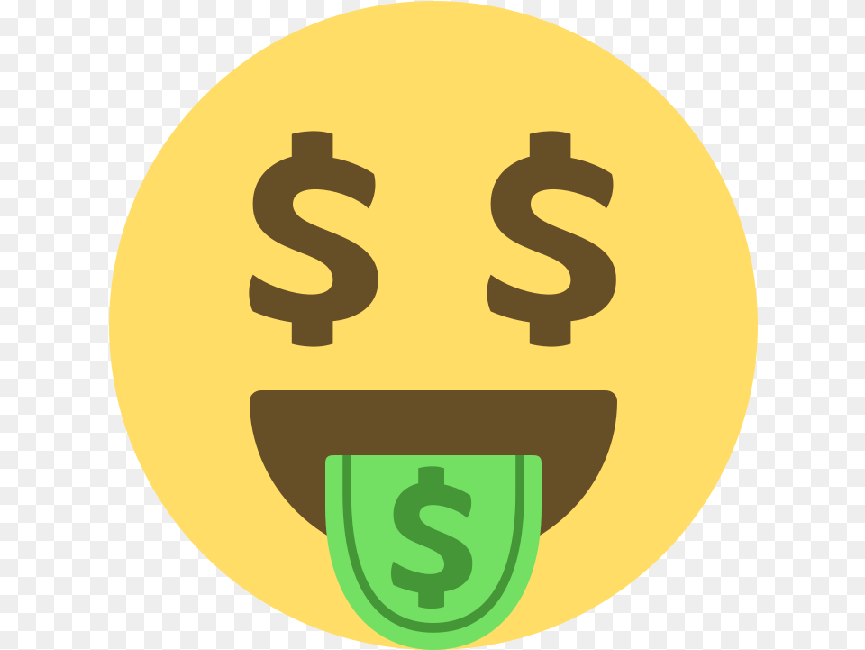 Emoji Pumpkin Templates Money Face Emoji, Symbol, Number, Text Free Png Download