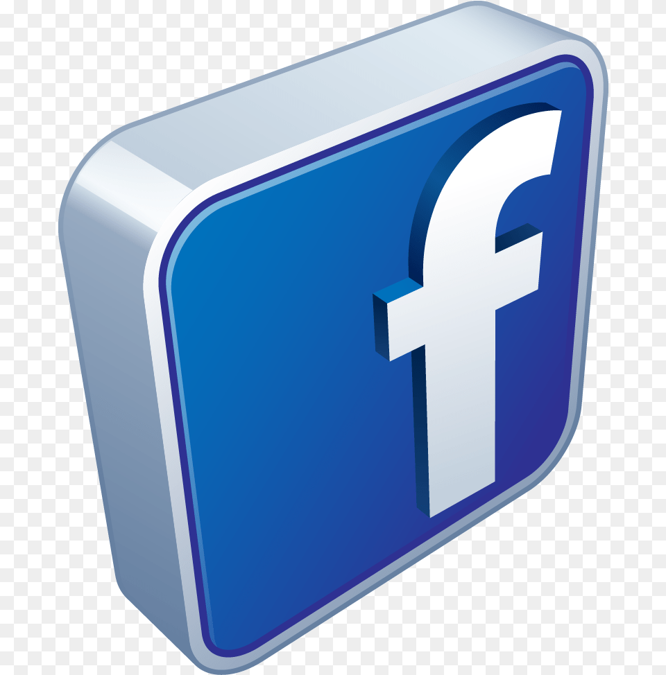 Free Facebook Icon Download Fb 3d Logo, Mailbox, Text Png