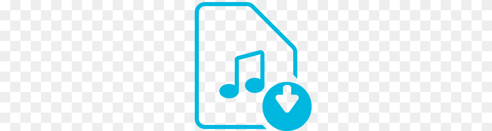 File Music Download Audio Sound Icon Download, Sign, Symbol, Smoke Pipe Free Transparent Png