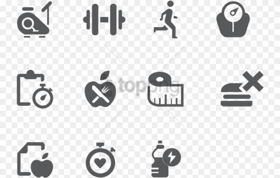 Fitness Icon Icons See Disclaimer Below Transparent Background Fitness Icons, Person, Device, Grass, Lawn Free Png