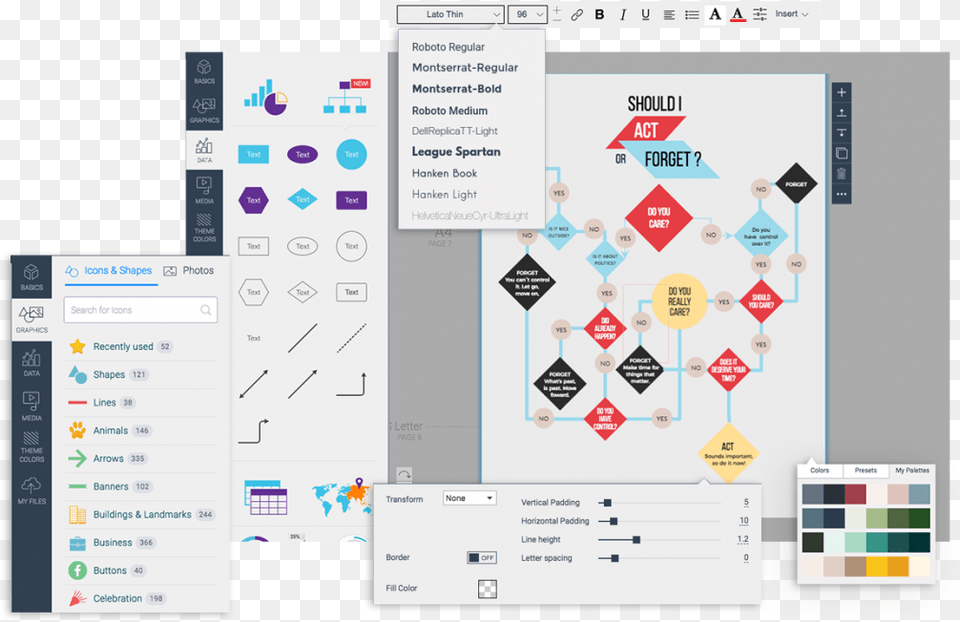 Free Flowchart Maker, Chart, Flow Chart Png Image