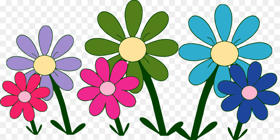Free Flower Clipart Purple And Pink Flower Clip Art, Daisy, Floral Design, Graphics, Pattern Png Image