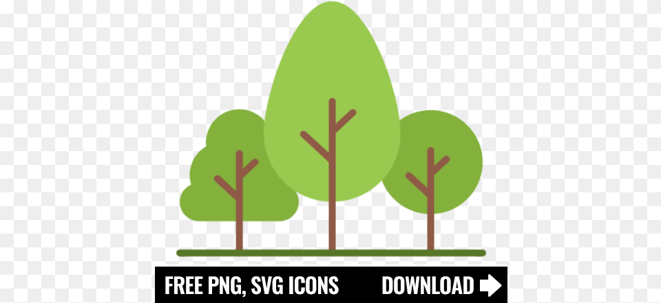 Forest Trees Icon Symbol Vertical, Green, Person Free Transparent Png