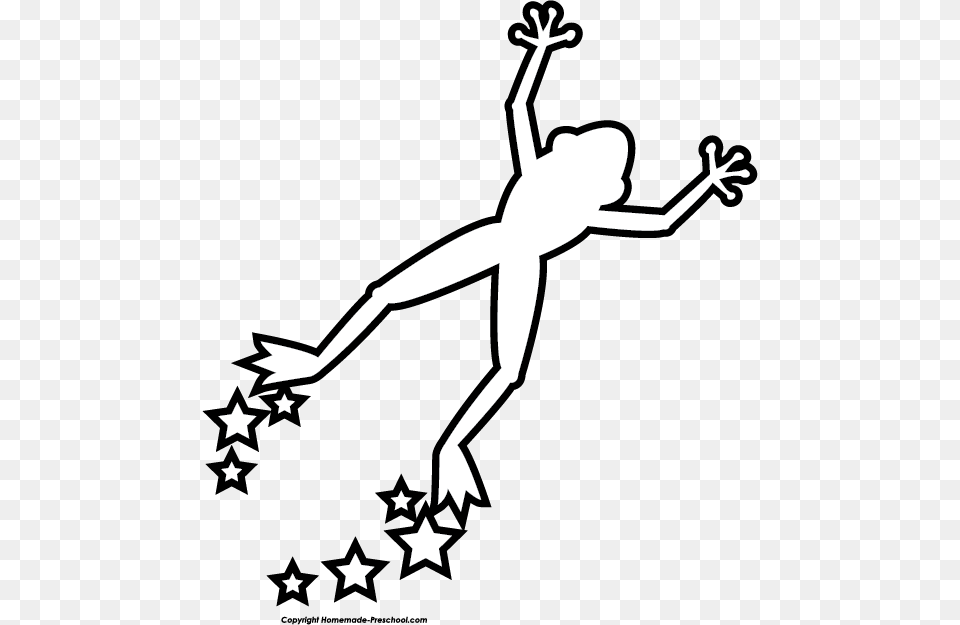 Free Frog Clipart Curtain Clip Art Black Amp White, Stencil, Dancing, Person, Leisure Activities Png