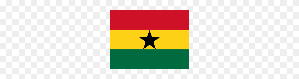 Free Ghana Flag Country Nation Union Empire Icon Download, Star Symbol, Symbol Png Image