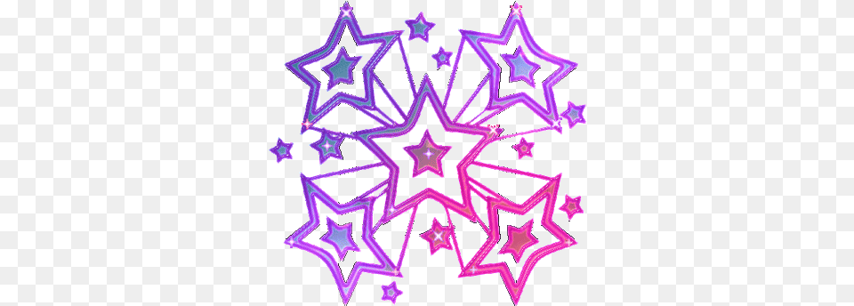 Free Glitter Gif Transparent Download Pink Stars, Purple, Outdoors, Nature Png Image