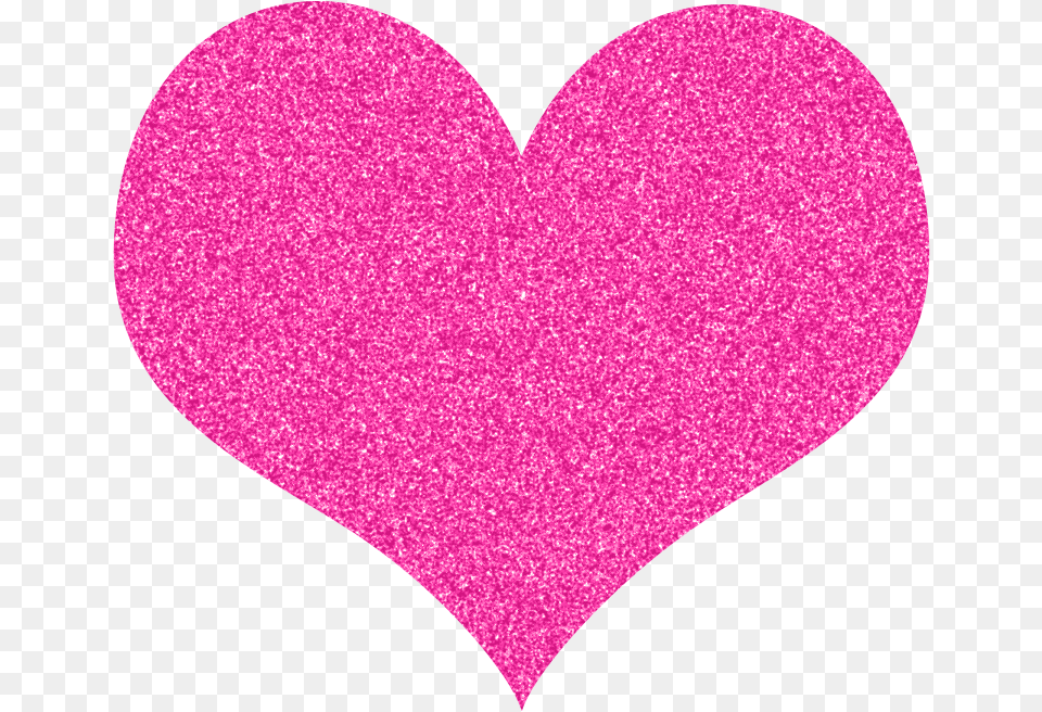 Glitter Hearts Clipart Pink Glitter Heart Free Transparent Png