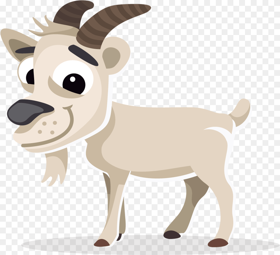 Goat Goat To Use Cliparts Cartoon Goat Background, Livestock, Animal, Mammal, Pig Free Transparent Png