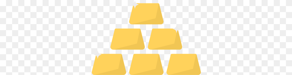 Gold Biscuits Ingots Color Vector Icon Language, Triangle, Cross, Lighting, Symbol Free Png