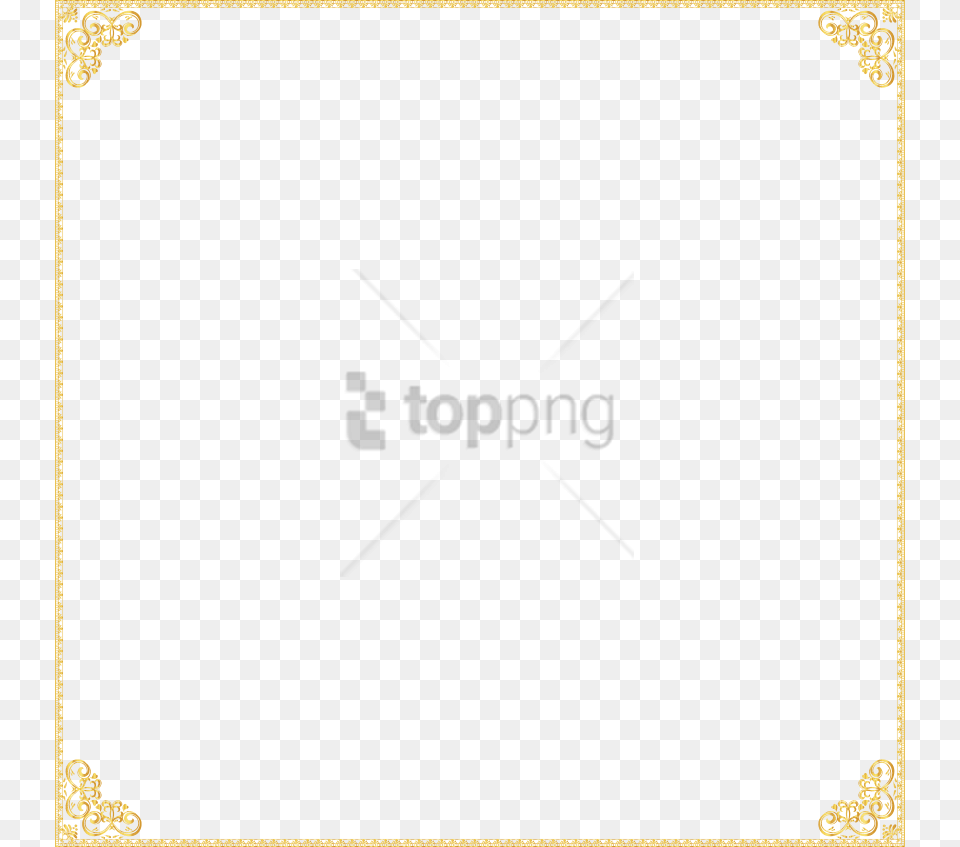 Free Gold Border No Background With Transparent Europa Organisation, Text Png