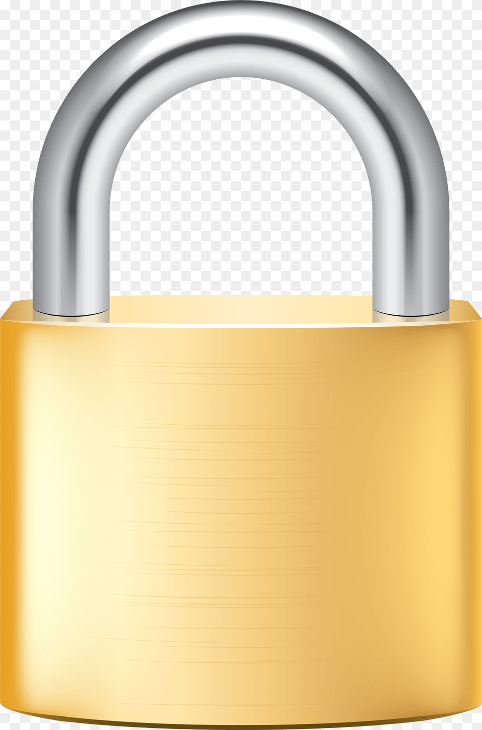 Free Gold Lock Transparent Lock Clipart, Bottle, Cosmetics, Perfume Png