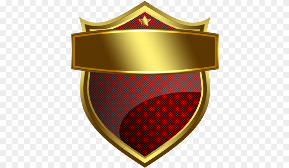 Gold Shield Image With Gold Shield Logo, Armor, Electronics, Speaker, Badge Free Transparent Png