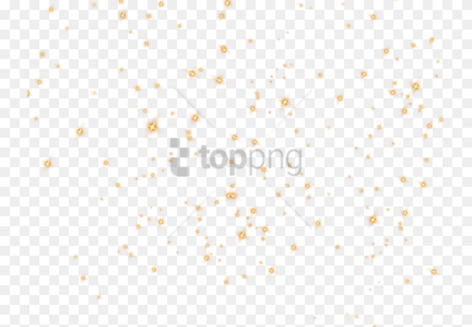 Gold Sparkles With Paper, Confetti, Text Free Transparent Png