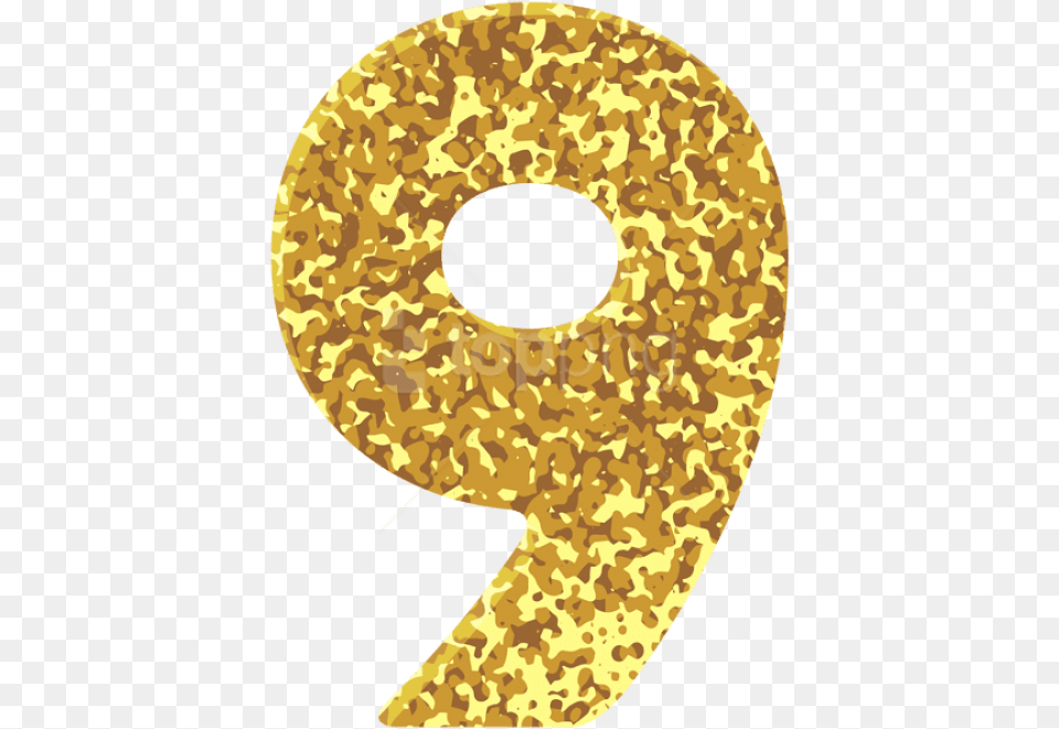 Gold Style Number Nine Images Transparent Number One In Gold, Text, Ping Pong, Ping Pong Paddle, Racket Free Png