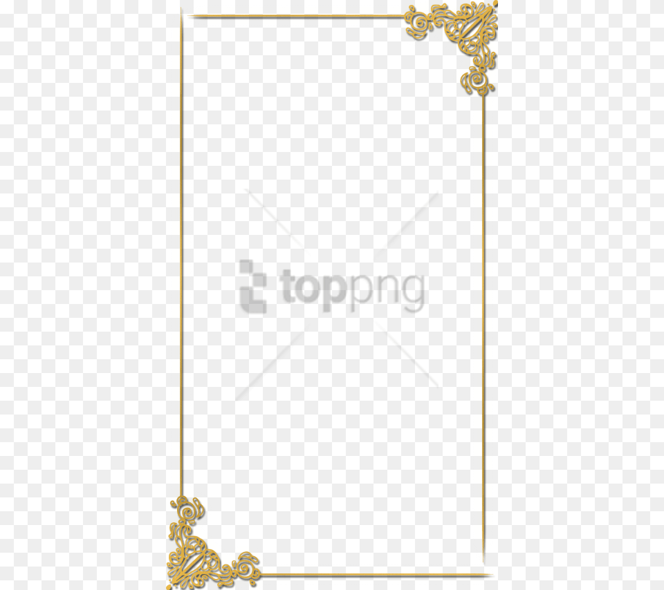 Gold Wedding Frames Image With Transparent Illustration, Text, Blackboard Free Png