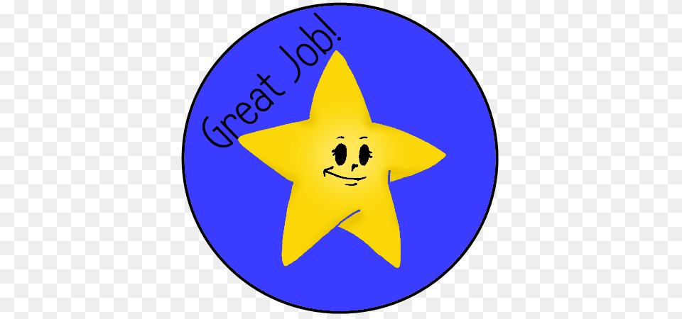 Great Job Clip Art, Star Symbol, Symbol, Logo, Person Free Png Download