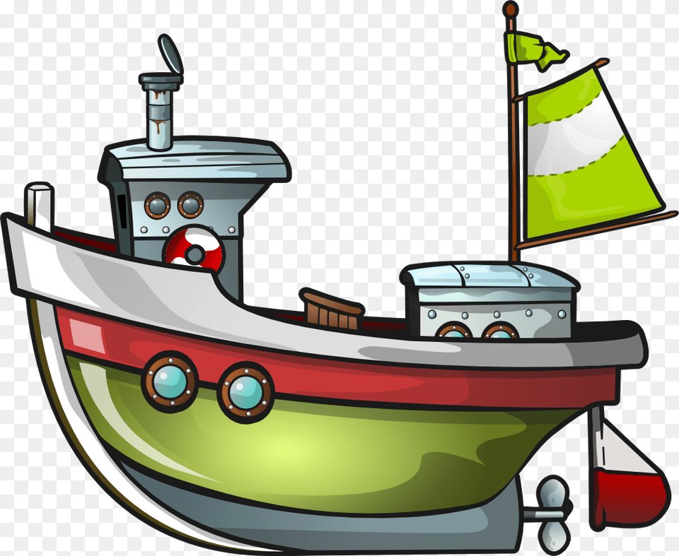 Free Green Boat Clip Art Winter Holiday Decor Art, Vehicle, Transportation, Sailboat, Machine Png