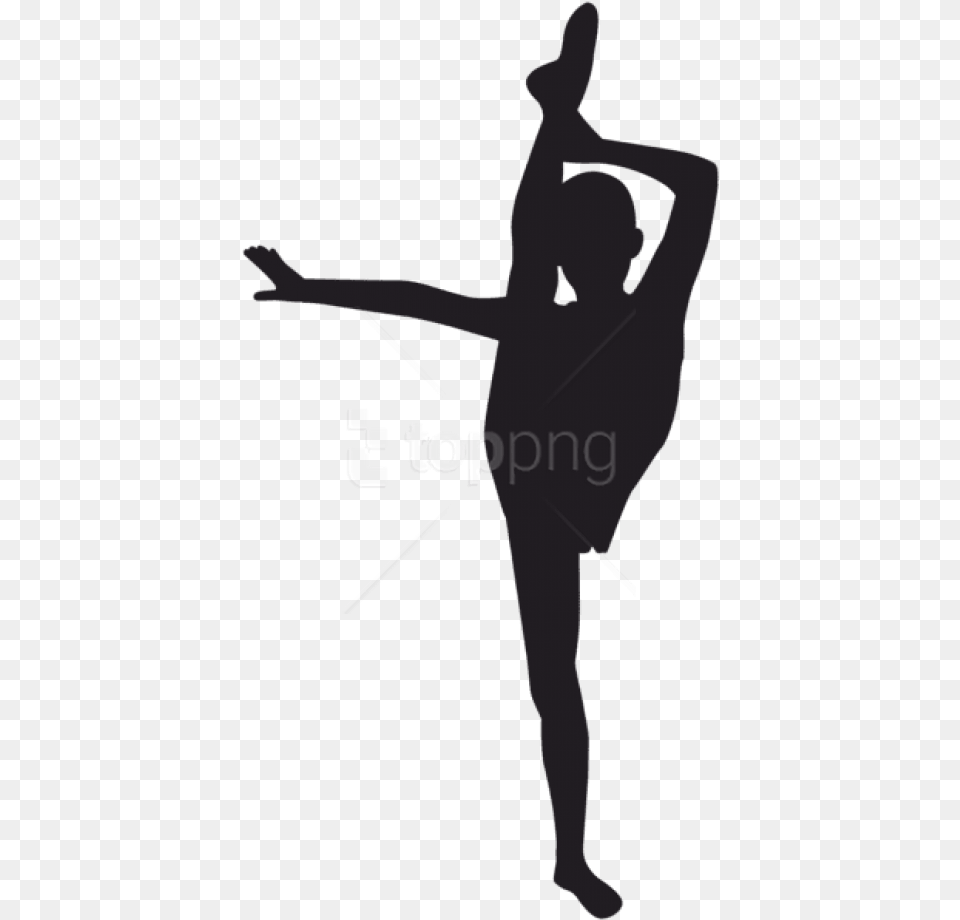 Gymnast Silhouette Gymnastics Clipart Transparent Background, Dancing, Leisure Activities, Person, Adult Free Png Download