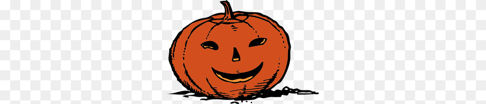 Halloween Jack O Lantern Clipart, Food, Plant, Produce, Pumpkin Free Png