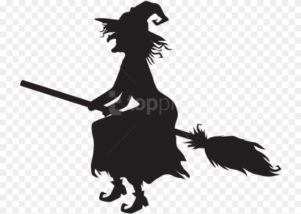 Free Halloween Witch And Broom Images Halloween Witch On Broomstick, Person, People Png