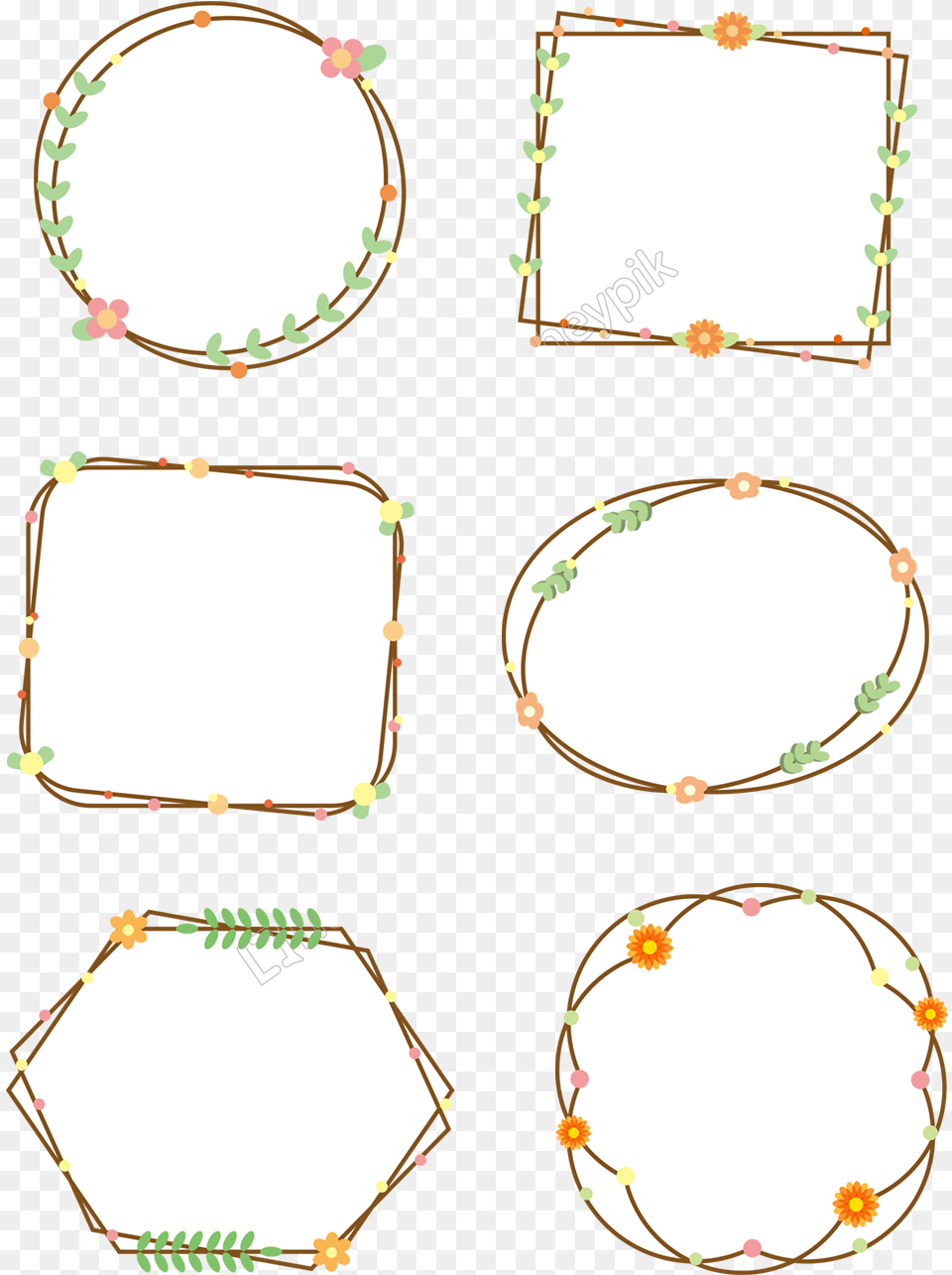 Hand Cartoon Borders, White Board, Oval, Text Free Transparent Png
