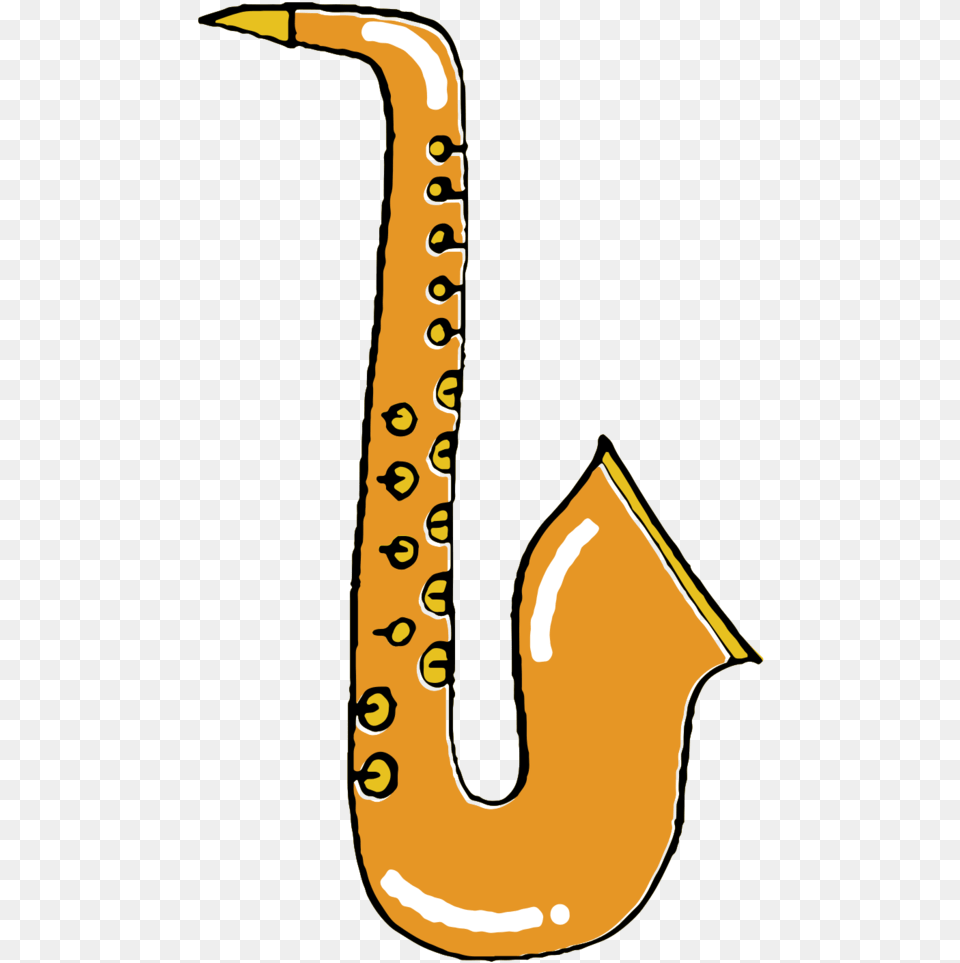 Hand Drawn Music Instrument Saxophone With Dot, Electronics, Hardware, Person, Musical Instrument Free Transparent Png