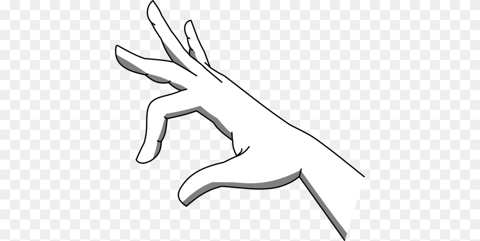 Free Hand Gesture Clipart, Stencil, Animal, Fish, Sea Life Png