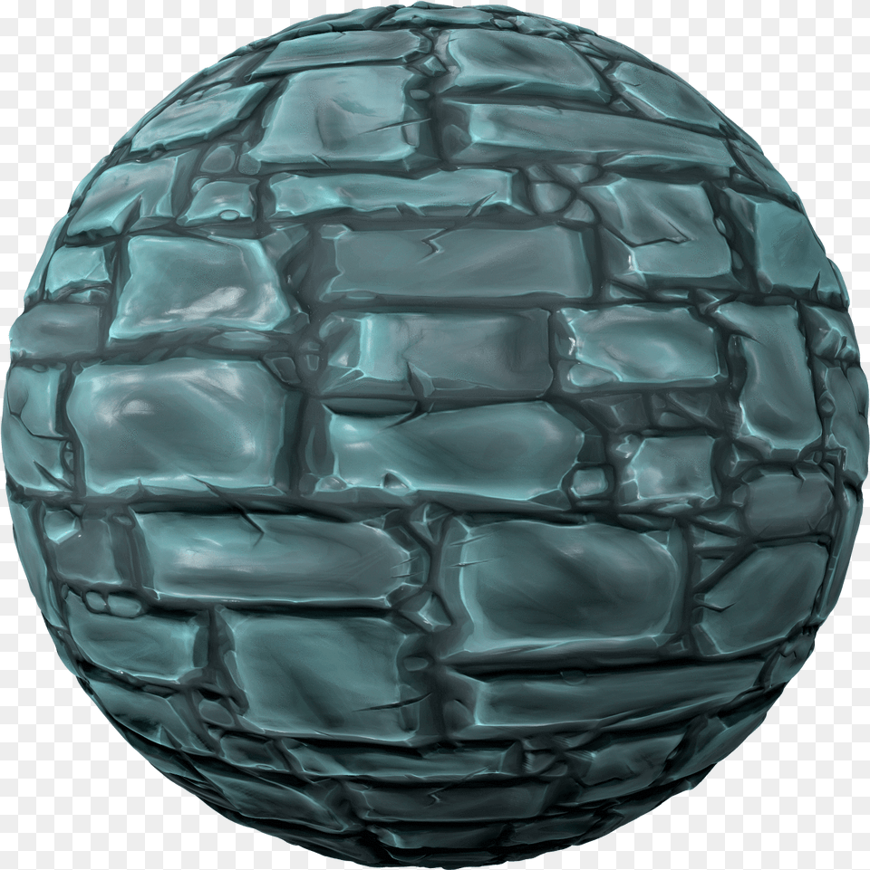 Free Hand Painted Stone Texture With Tiles Sphere, Helmet, Face, Head, Person Png Image