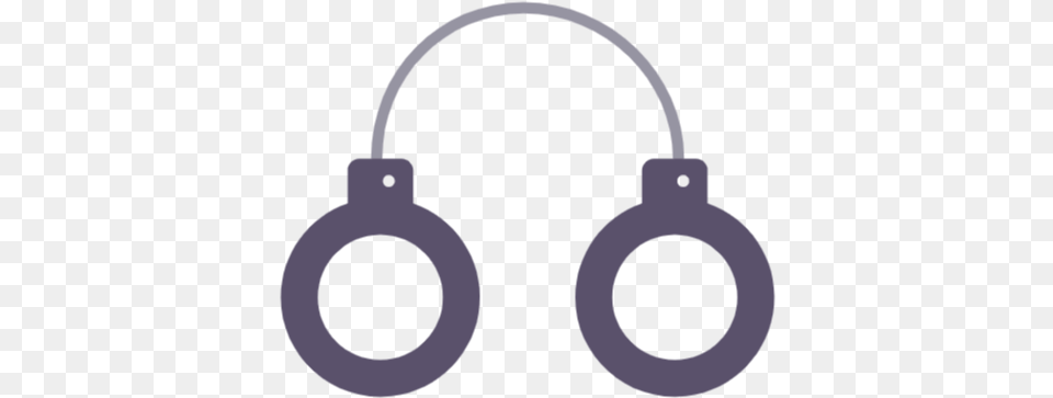 Handcuffs Icon Symbol Download In Svg Format Circle, Accessories, Earring, Jewelry, Electronics Free Transparent Png