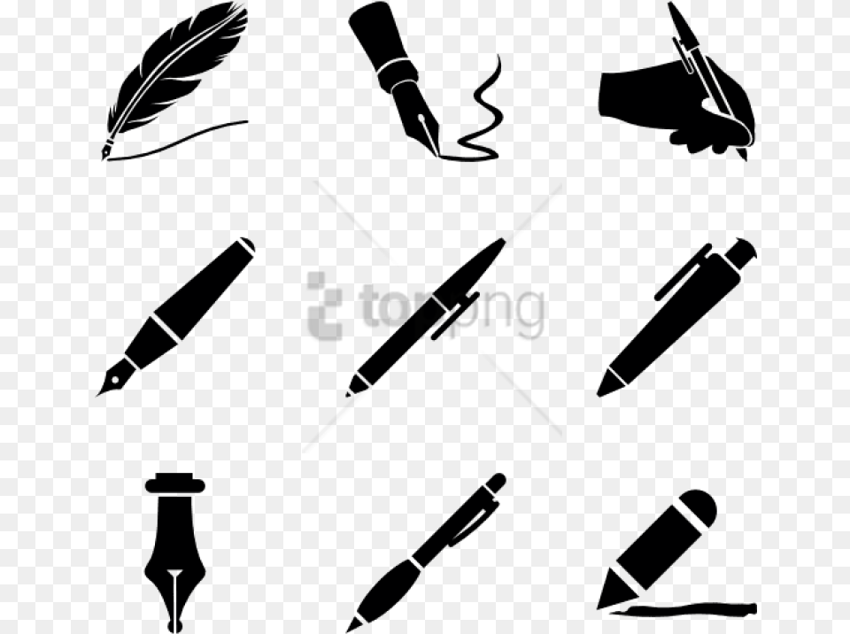 Free Handwriting With Transparent Pen Icon, Lighting Png