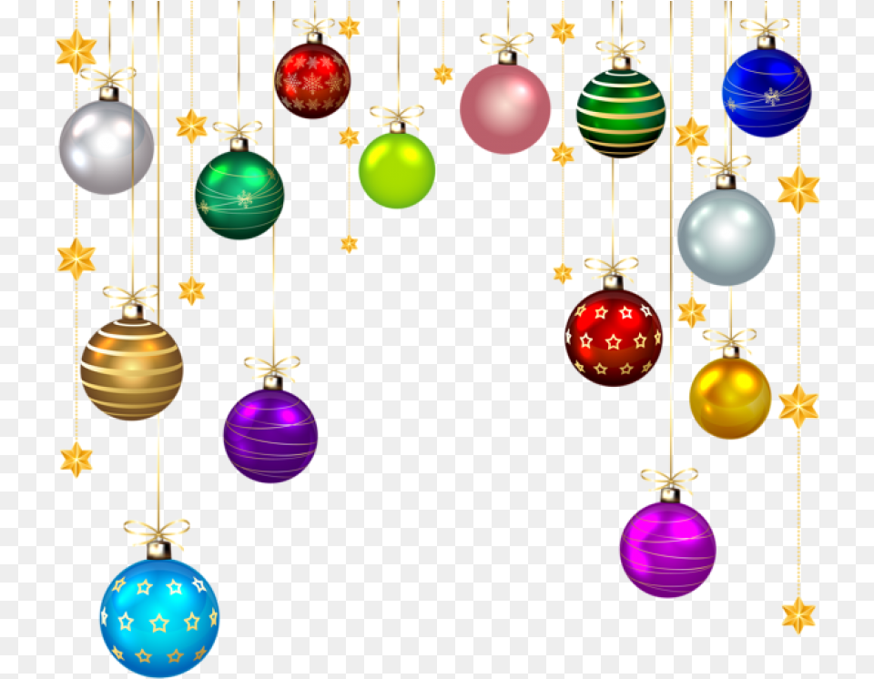 Hanging Christmas Balls Decor Christmas Decor Clipart, Accessories, Sphere, Chandelier, Lamp Free Png Download