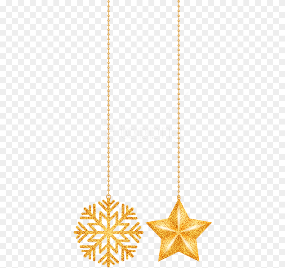 Free Hanging Christmas Decor Transparent, Accessories, Jewelry, Necklace, Gold Png Image