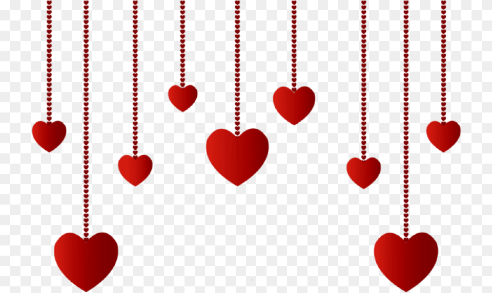 Hanging Hearts Decoration Valentine Hearts Background, Heart, Symbol Free Transparent Png