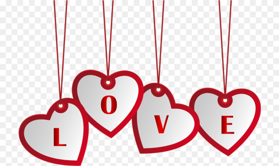 Free Hanging Love Hearts Transparent Happy Birthday Love, Heart, Dynamite, Weapon, Symbol Png Image