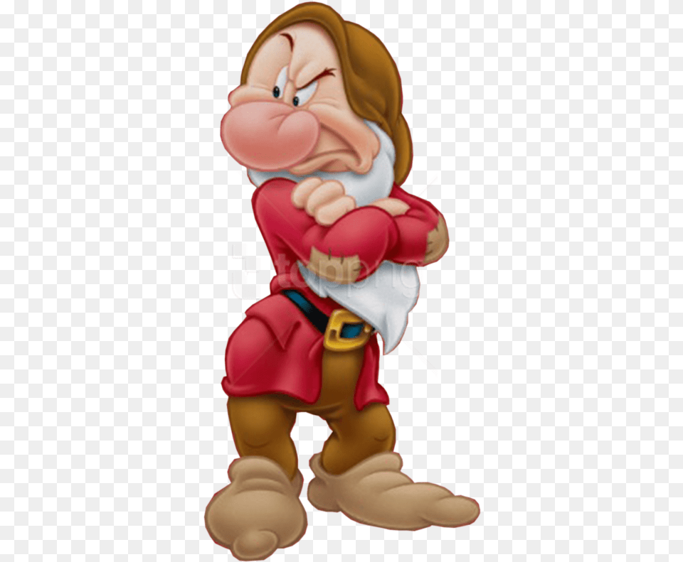 Happy Dwarf Grumpy From The Seven Dwarfs, Baby, Person, Face, Head Free Transparent Png