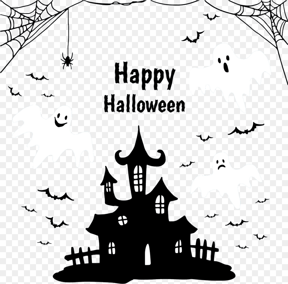 Free Happy Halloween Vector Free Vinilos Decorativos Halloween, Blackboard, Person Png