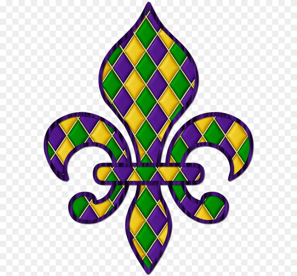 Free Harlequin Pattern Mardi Gras Fleur Graphic, Symbol, Text Png Image