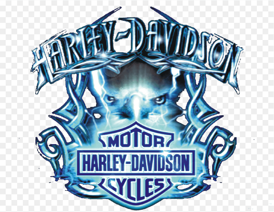 Harley Davidson Logo Logos Harley Davidson, Emblem, Symbol, Light Free Transparent Png