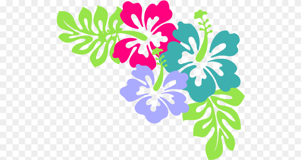Free Hawaiian Necklace Cliparts Hawaiian Borders Clip Art, Flower, Plant, Hibiscus, Pattern Png