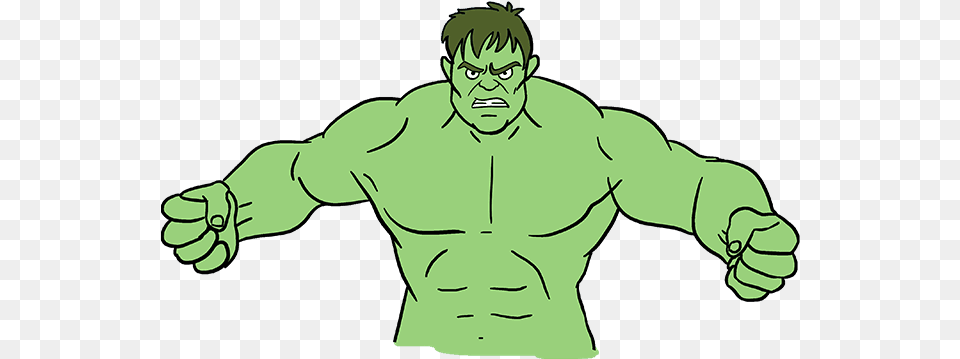 Hd Drawing Image Hulk Drawing Easy, Green, Adult, Male, Man Free Transparent Png