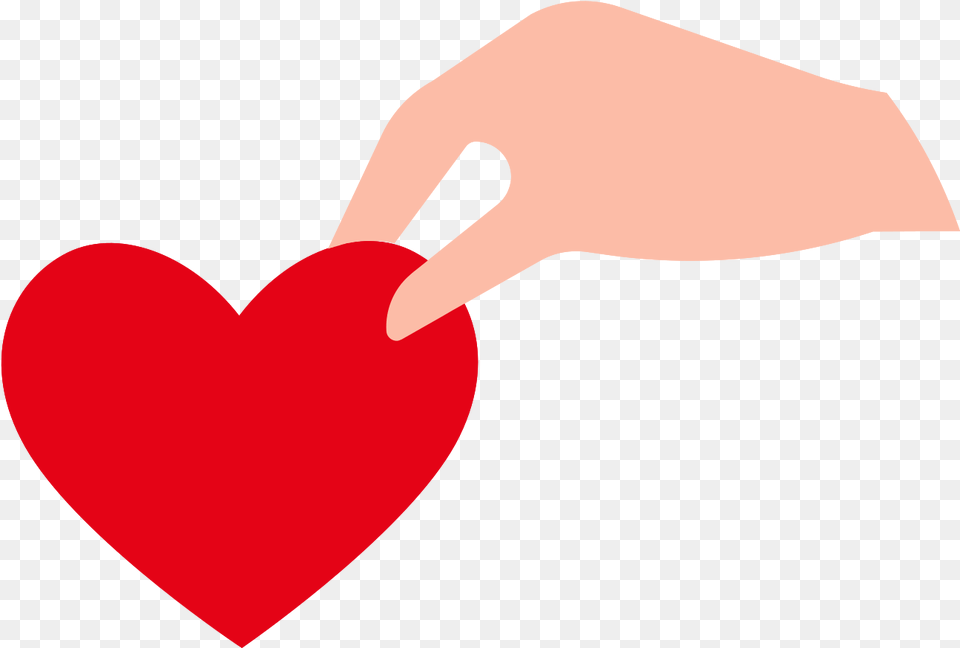 Heart Helping Hand Girly, Symbol, Adult, Female, Person Free Transparent Png