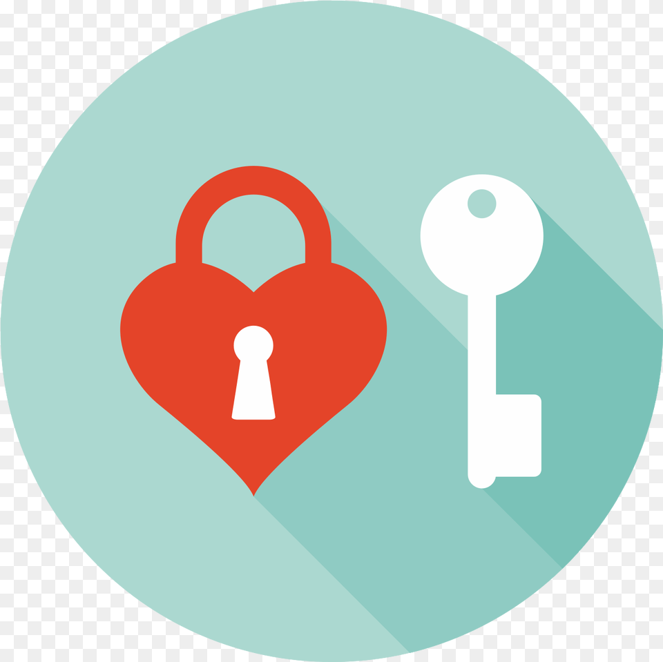 Free Heart Key Hole With Vertical, Person, Security, Disk Png Image