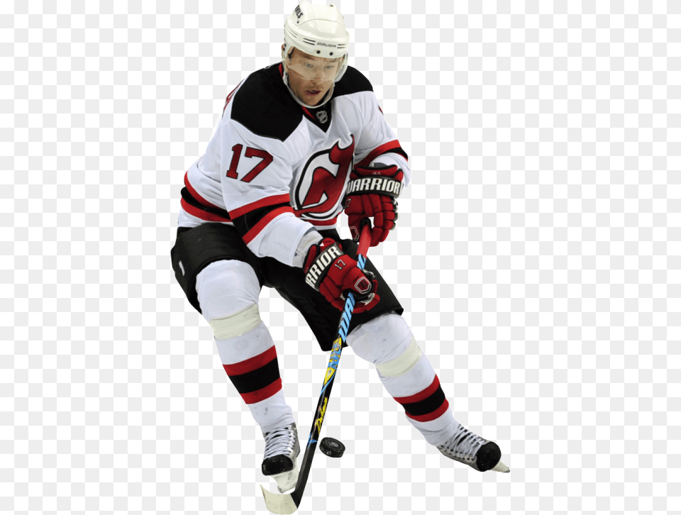 Free Hockey Player Transparent New Jersey Devils Player, Person, Ice Hockey, Ice Hockey Stick, Rink Png