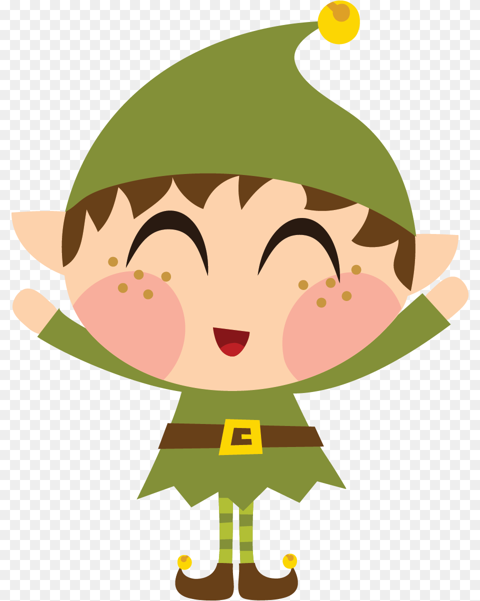 Holiday Clipart, Elf, Baby, Person Free Png Download