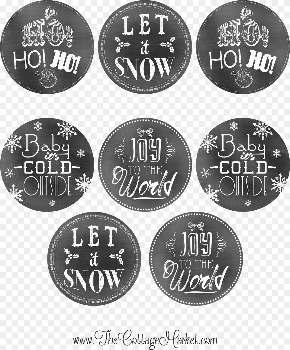 Holiday Printable Chalkboard Tags Coin, Hockey, Ice Hockey, Ice Hockey Puck, Rink Free Png Download