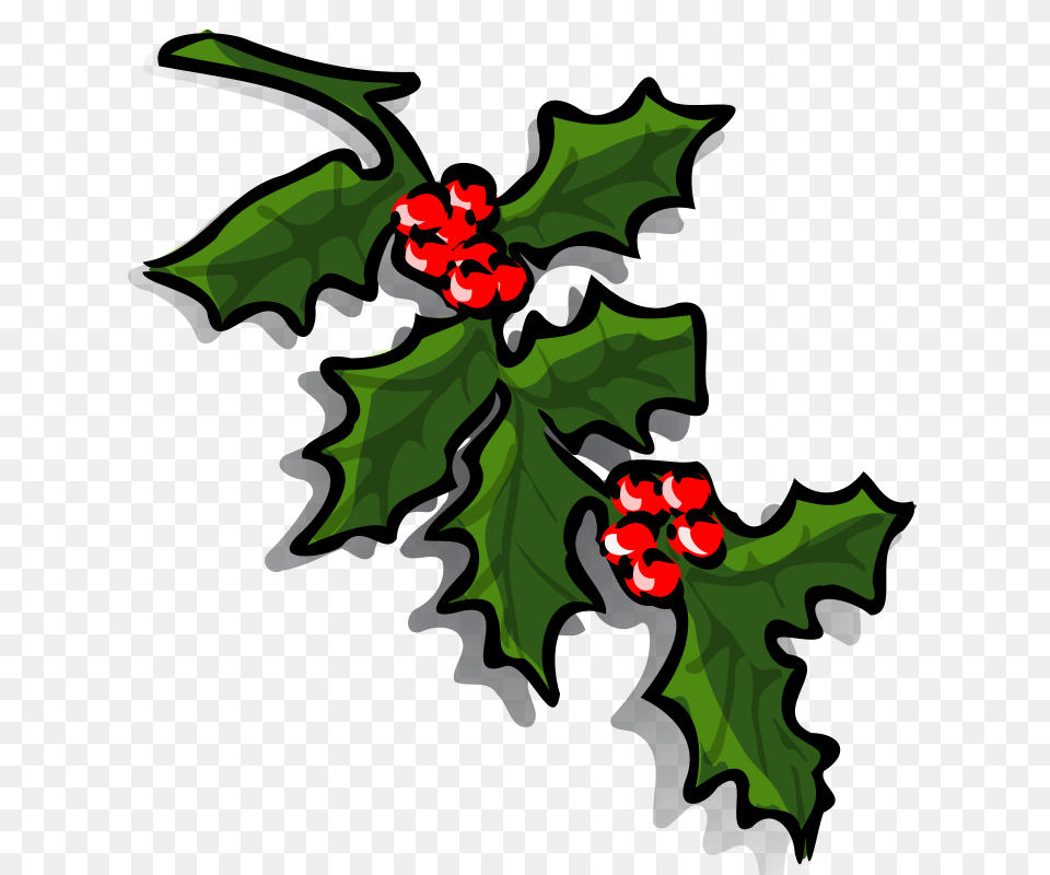 Holly Clipart, Leaf, Plant, Flower, Food Free Png