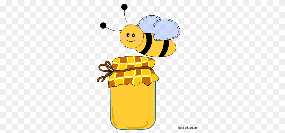 Free Honey Bee And Beehive Clip Ar, Jar, Nature, Outdoors, Snow Png Image