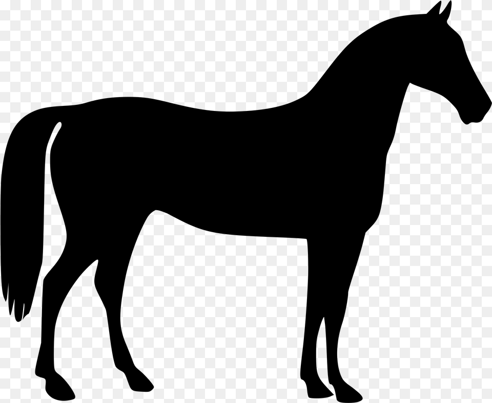 Free Horse Clip Art Clipartzo Animal Silhouettes Horse, Gray Png Image
