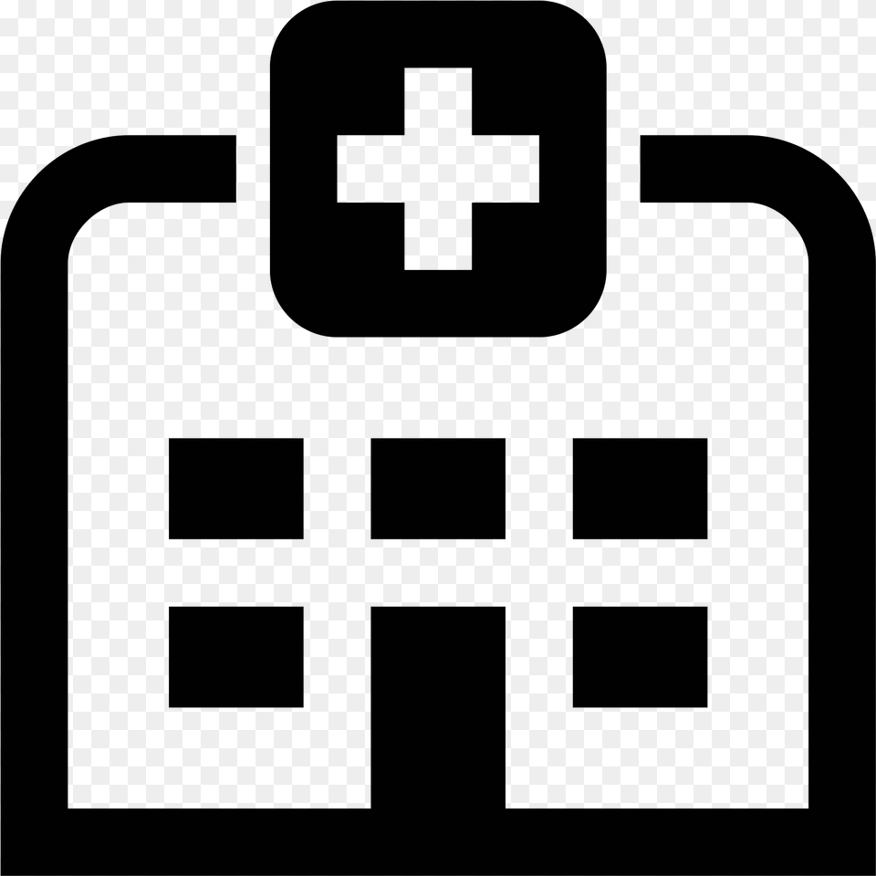 Hospital Icon Hospital Icon, Gray Free Transparent Png