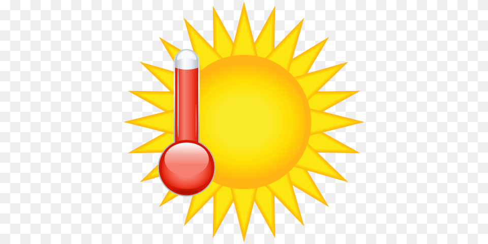 Free Hot Weather Icon Transparent Sunshine Clipart, Nature, Outdoors, Sky, Sun Png